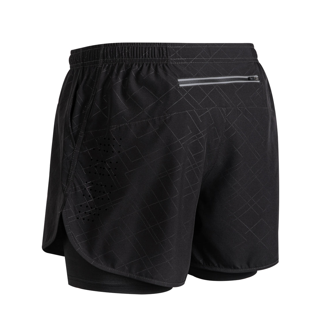 Men's Quick-Dry Double Layer Running Shorts