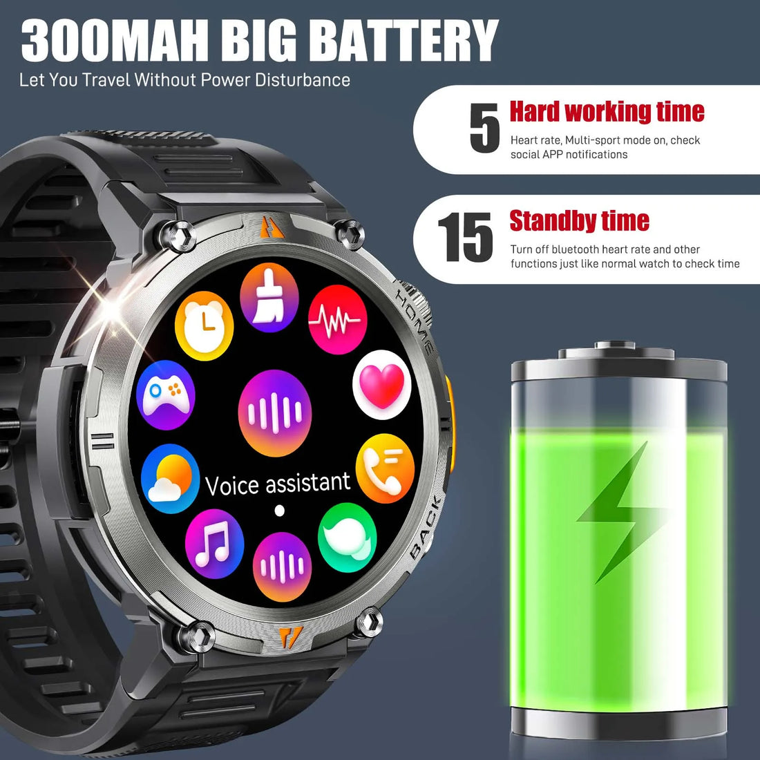 EIGIIS KE3 Bluetooth Call Smart Watch 2024