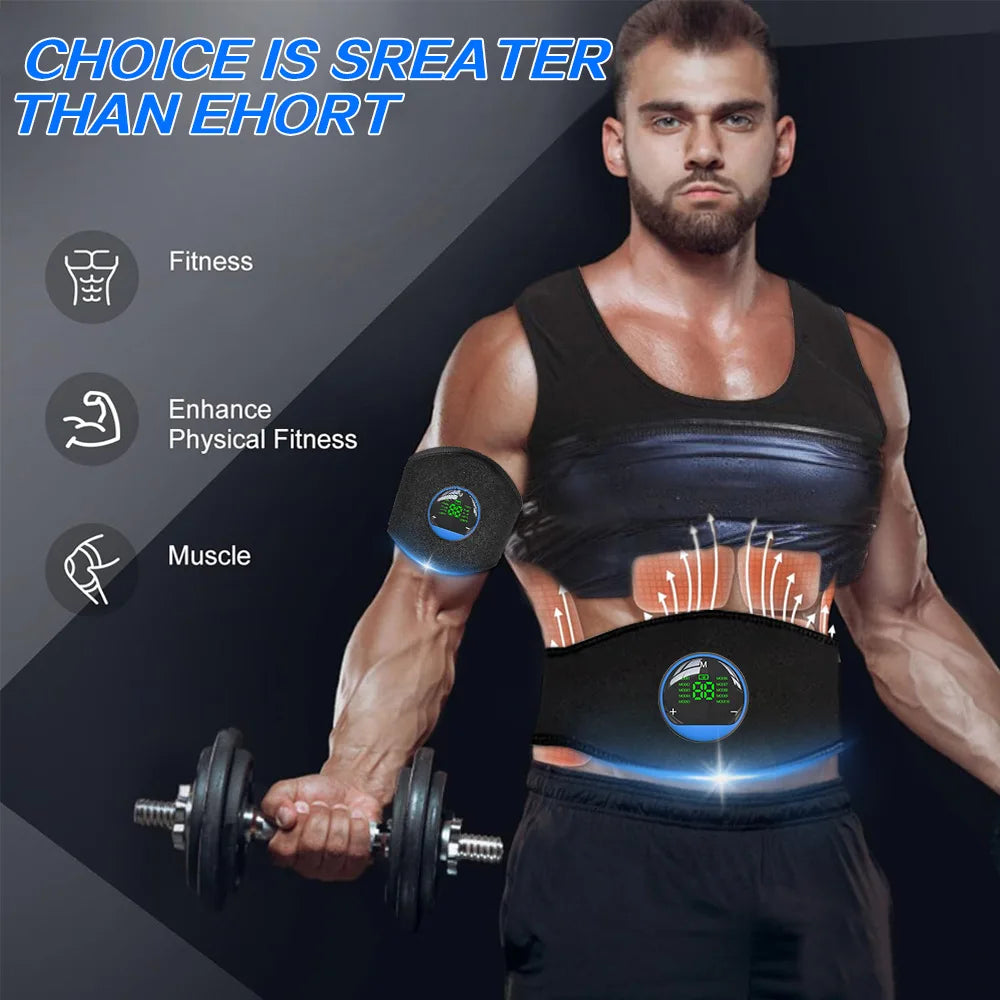 Smart EMS Core Trainer Belt with LED Display