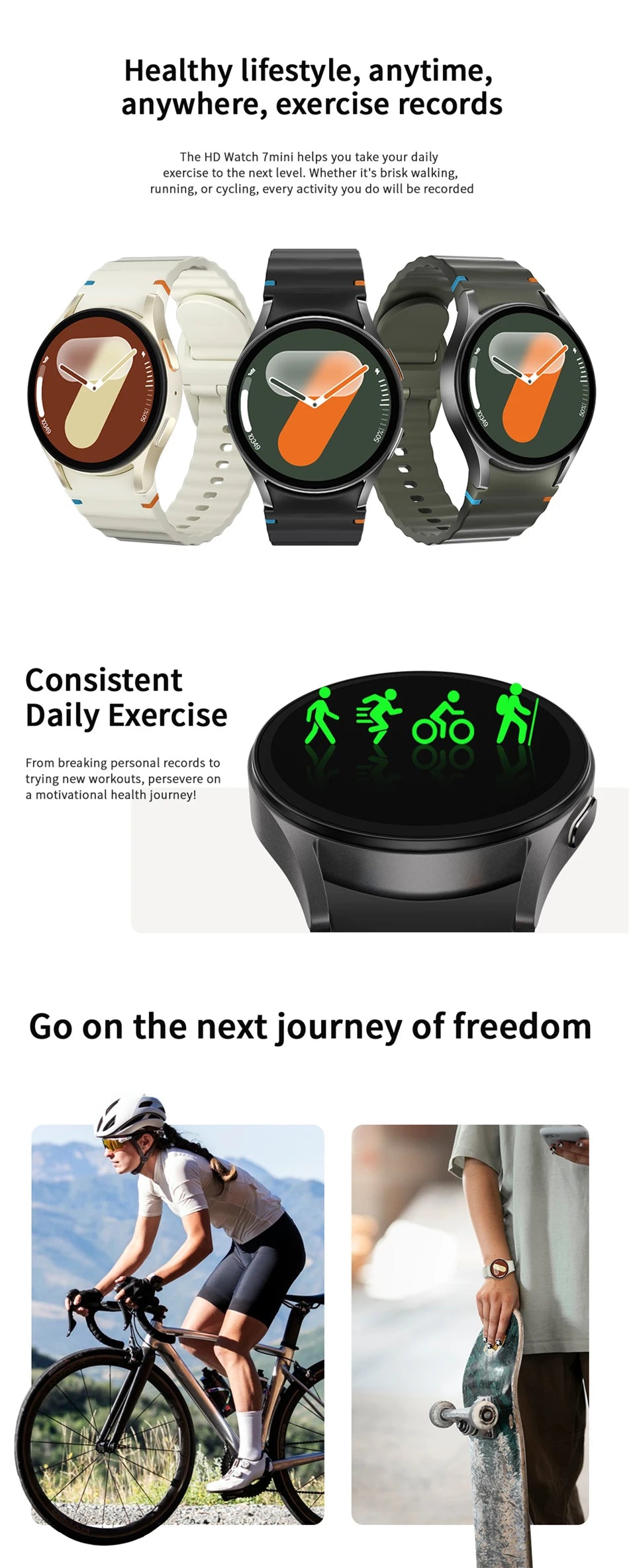 Galaxy Watch 7 Smartwatch – AMOLED, Fitness, Bluetooth Call