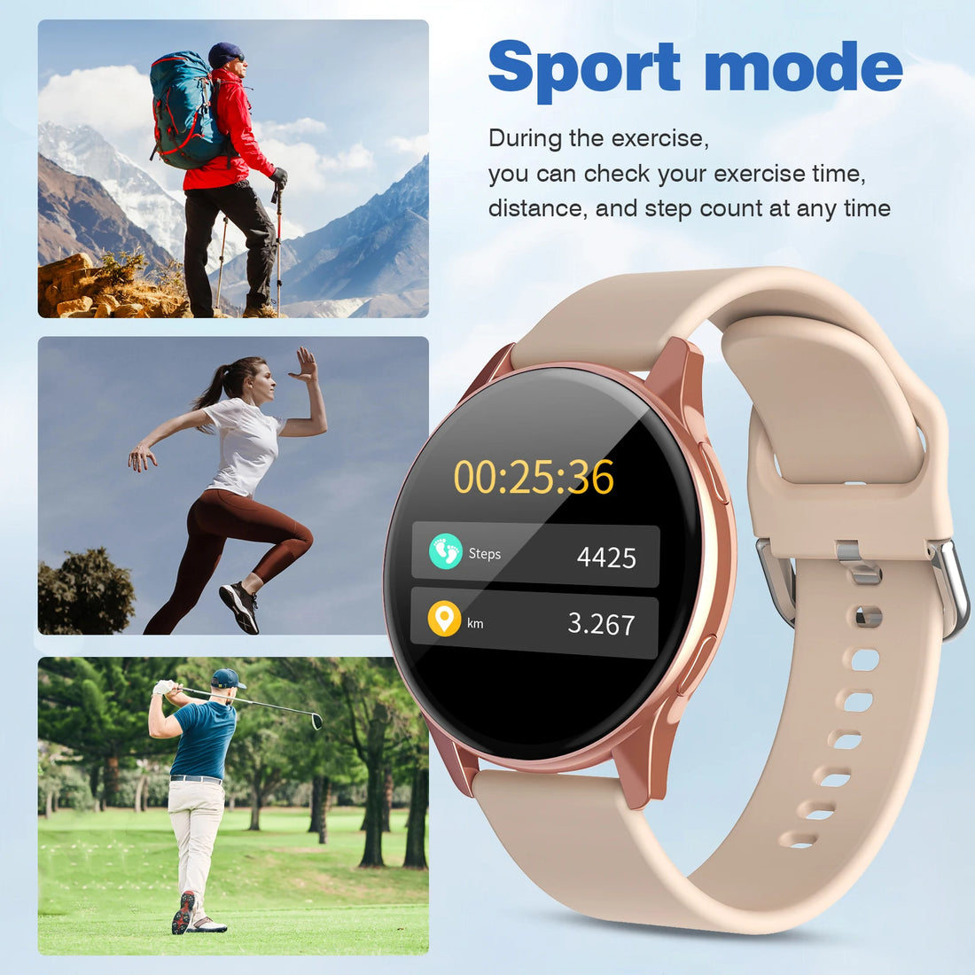 2025 Smart Watch with Bluetooth Call & Fitness Features
