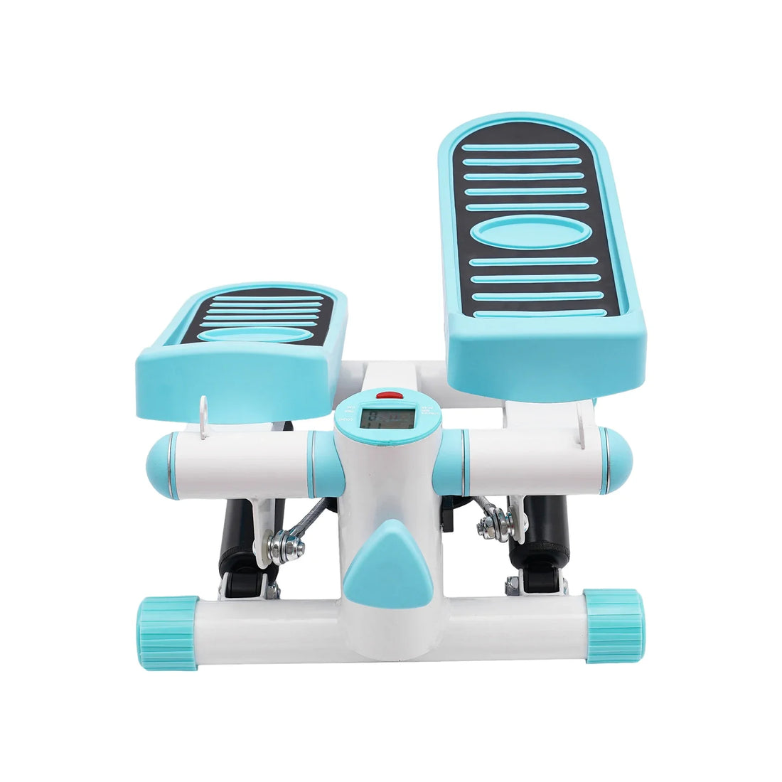 Portable Mini Stepper with Resistance Bands – Blue