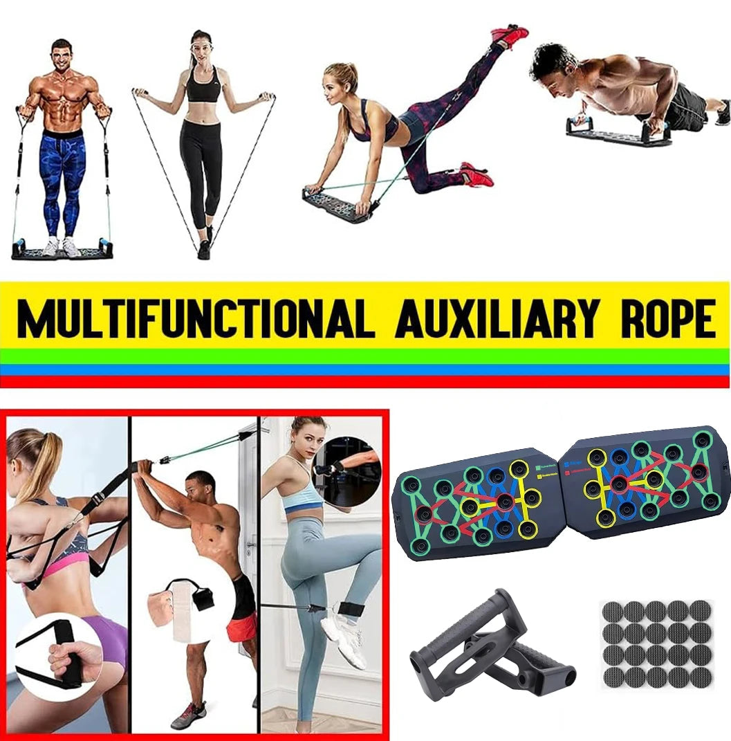 Portable Foldable Push-Up Board Set – Full Body Training