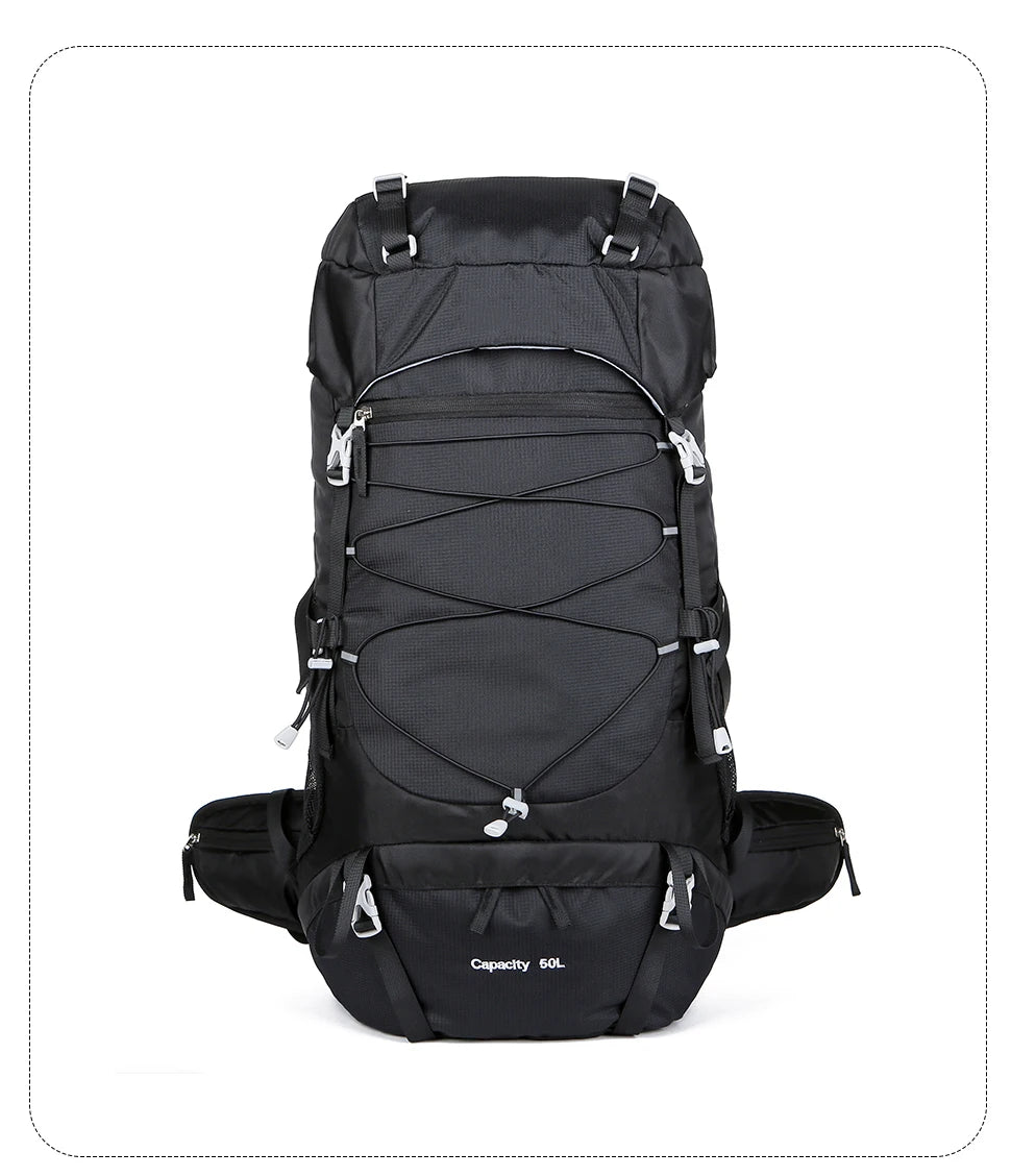 50L Hiking Backpack with Rain Cover