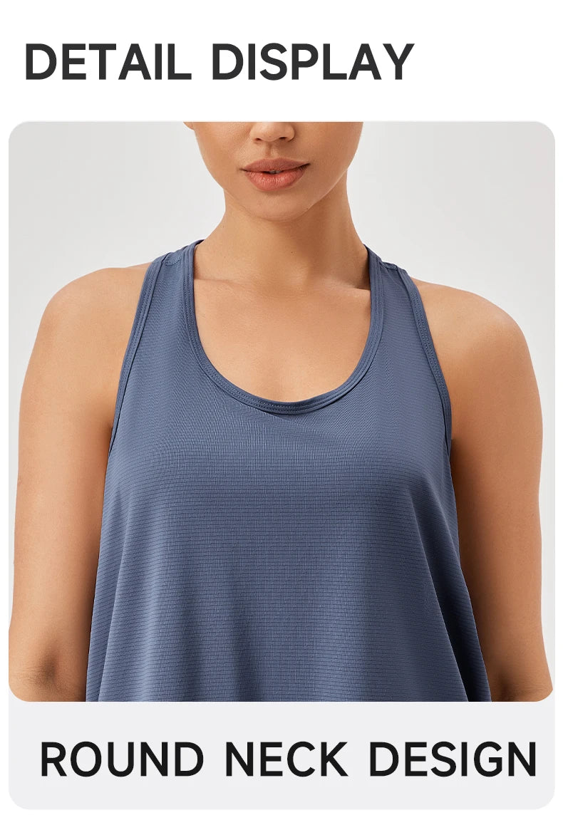 Women’s Quick-Dry Yoga Workout Tank Top