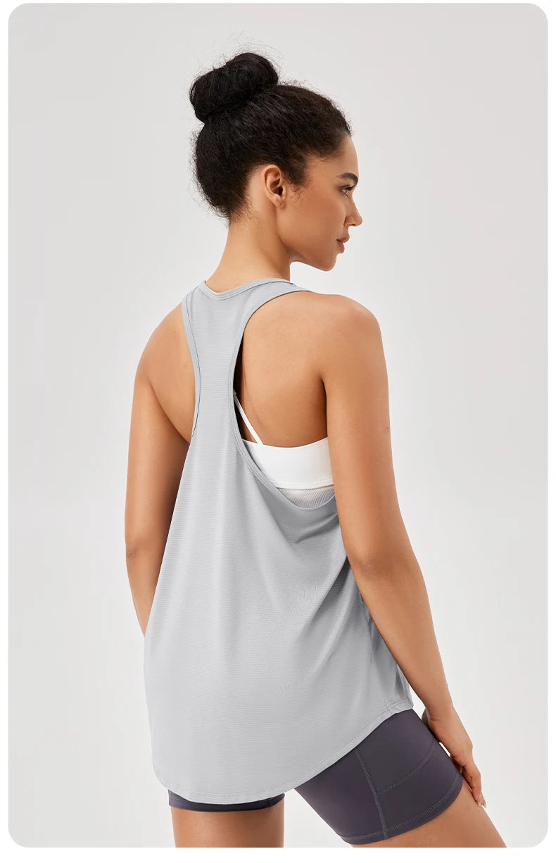 Women’s Quick-Dry Yoga Workout Tank Top