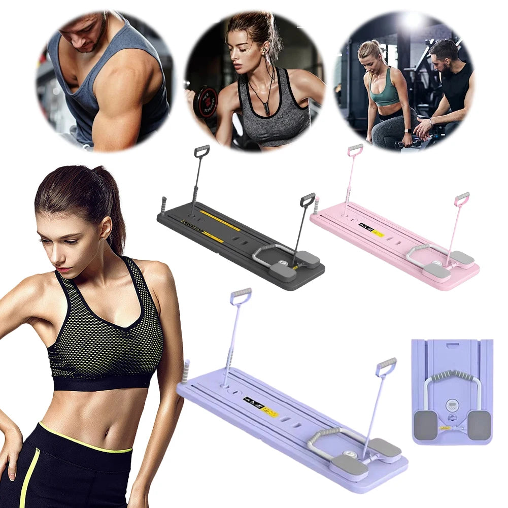 Foldable Multifunctional Fitness Board with Timer
