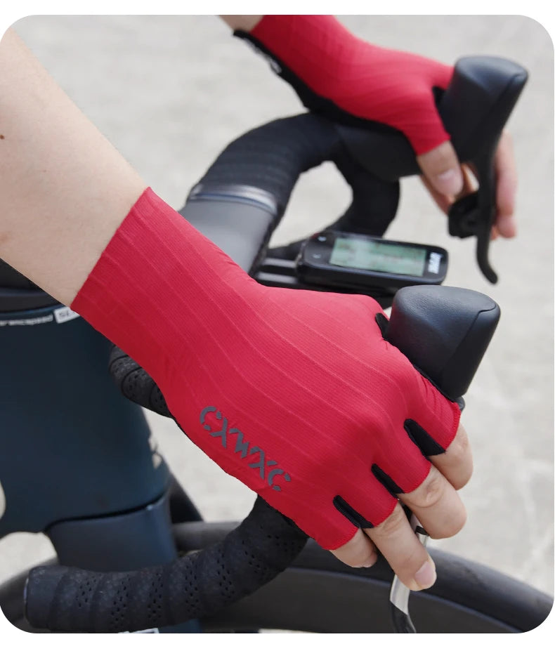 Half-Finger Cycling Gloves with Wrist Guard