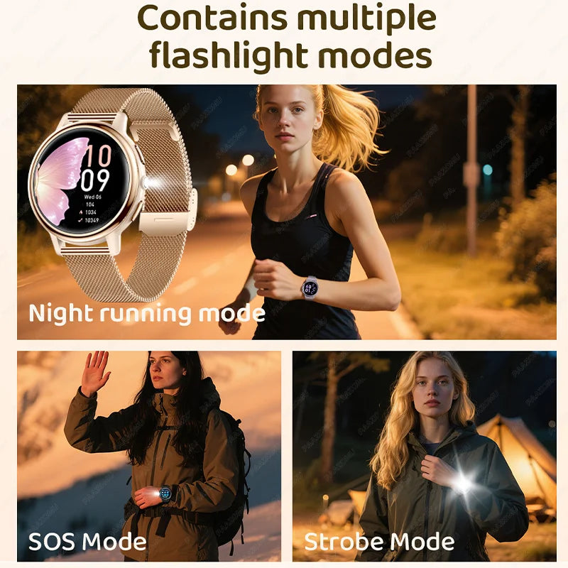 Ladies Smart Fitness Watch with Bluetooth Call