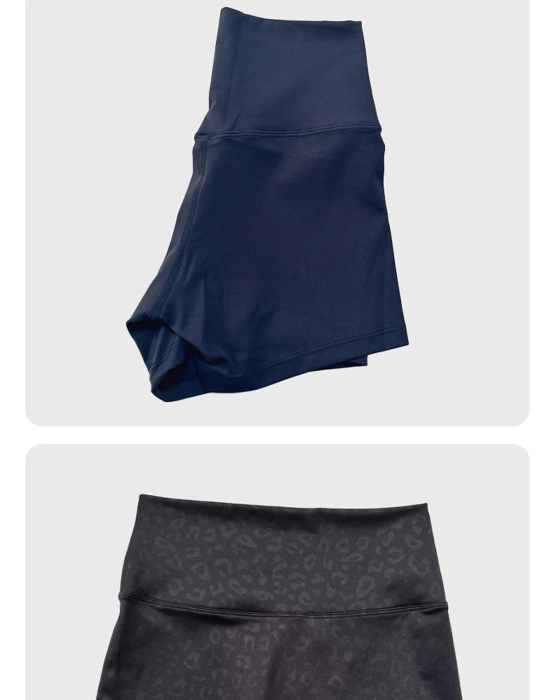 Sexy High Waist Solid Color Yoga & Cycling Shorts