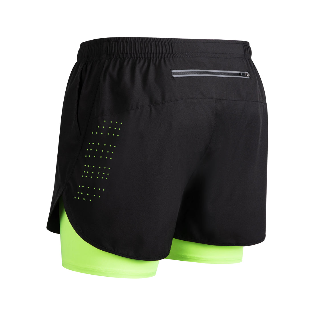 Men's Quick-Dry Double Layer Running Shorts