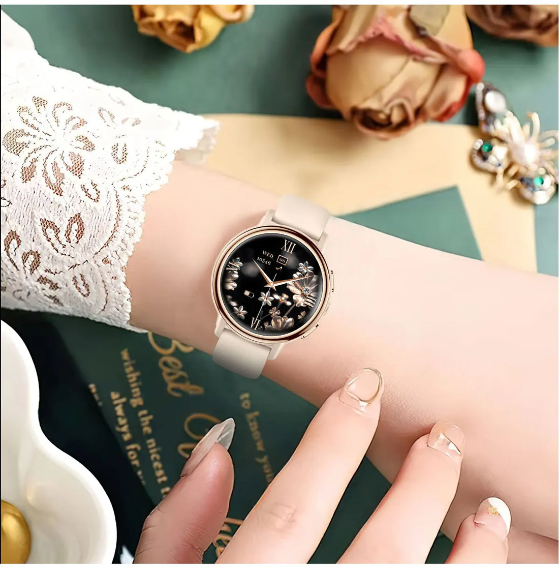 Ladies Smart Fitness Watch with Bluetooth Call