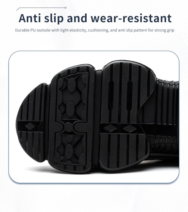 Breathable Lace-Free Safety Work Shoes