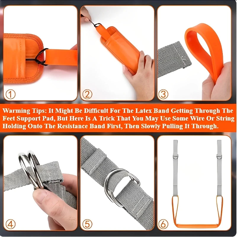 Adjustable Pull-Up Assistance Bands Set – Home Fitness Training