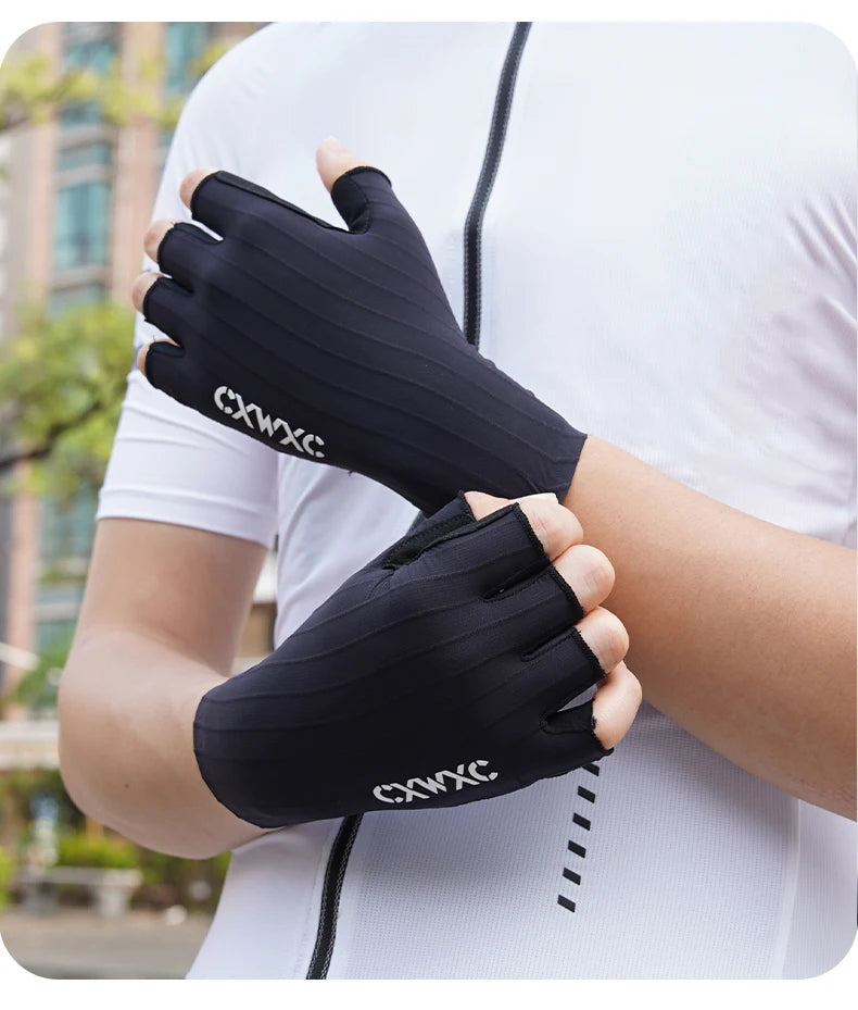 Half-Finger Cycling Gloves with Wrist Guard