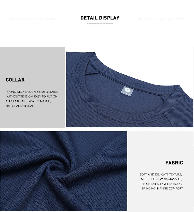 Men's Quick-Dry Breathable Gym T-Shirt