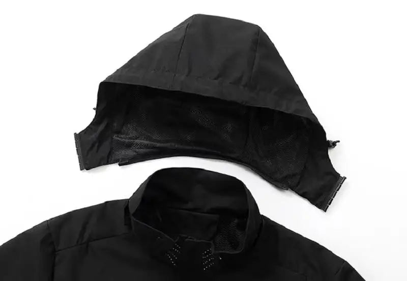 Men's Waterproof Lightweight Hooded Rain Jacket
