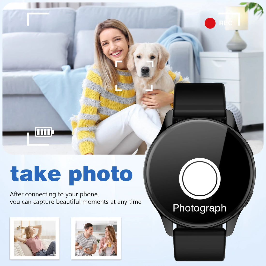 2025 Smart Watch with Bluetooth Call & Fitness Features