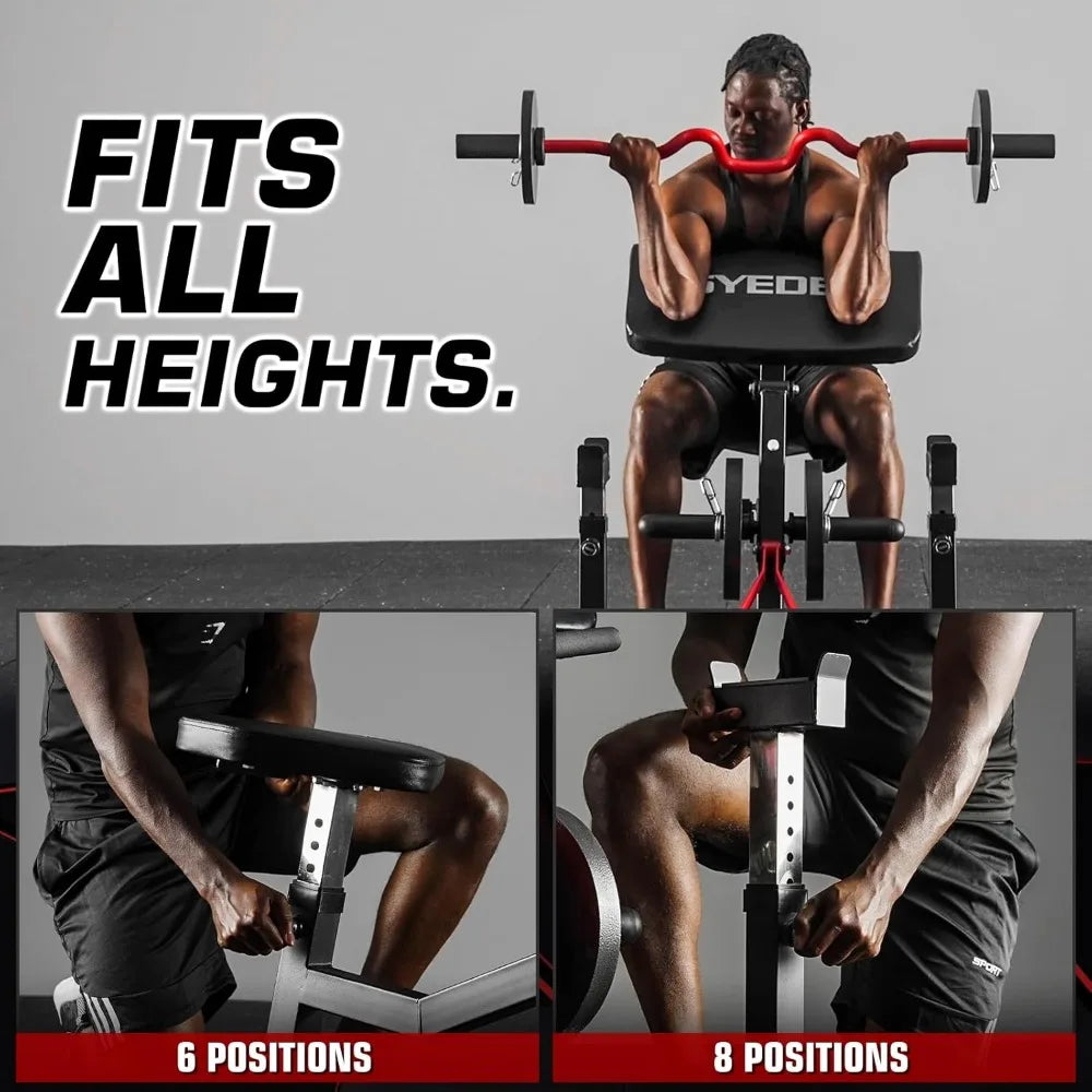 Preacher Curl Bench Bicep & Tricep Machine