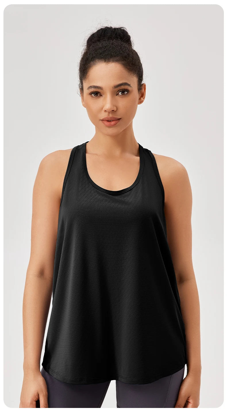 Women’s Quick-Dry Yoga Workout Tank Top