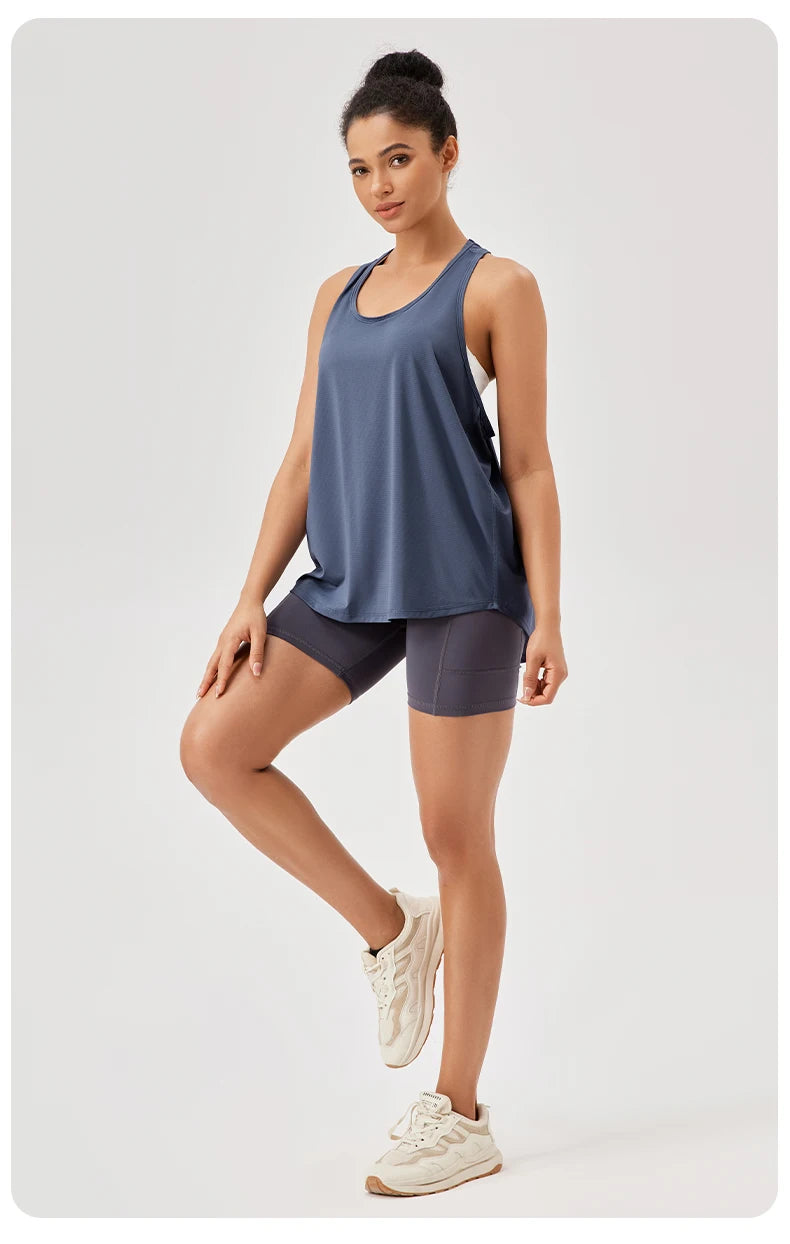 Women’s Quick-Dry Yoga Workout Tank Top