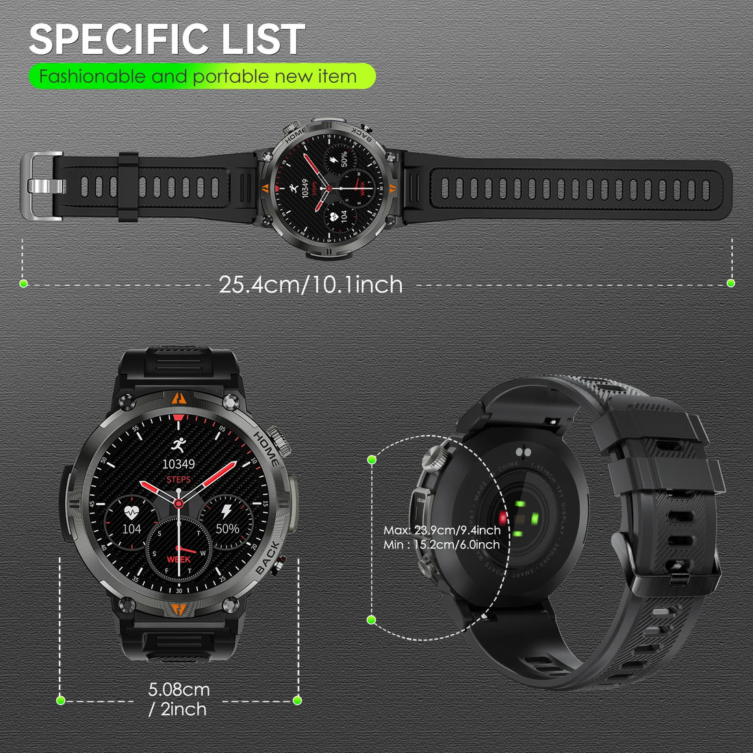 EIGIIS KE3 Bluetooth Call Smart Watch 2024