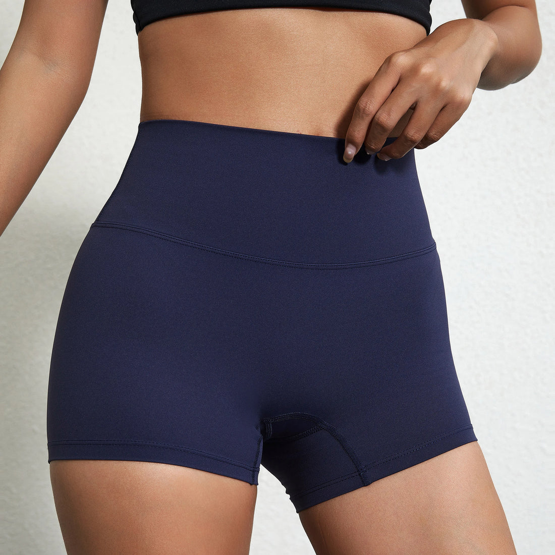 Sexy High Waist Solid Color Yoga & Cycling Shorts