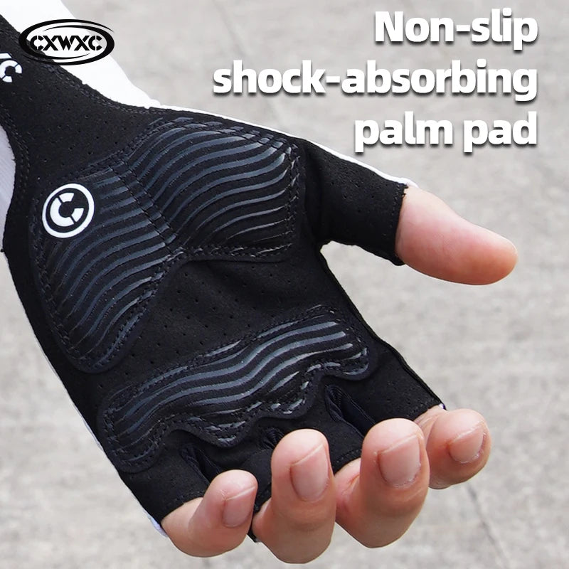 Half-Finger Cycling Gloves with Wrist Guard