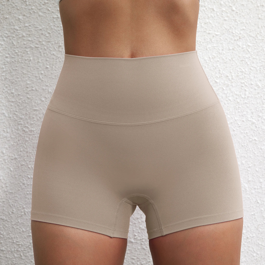 Sexy High Waist Solid Color Yoga & Cycling Shorts