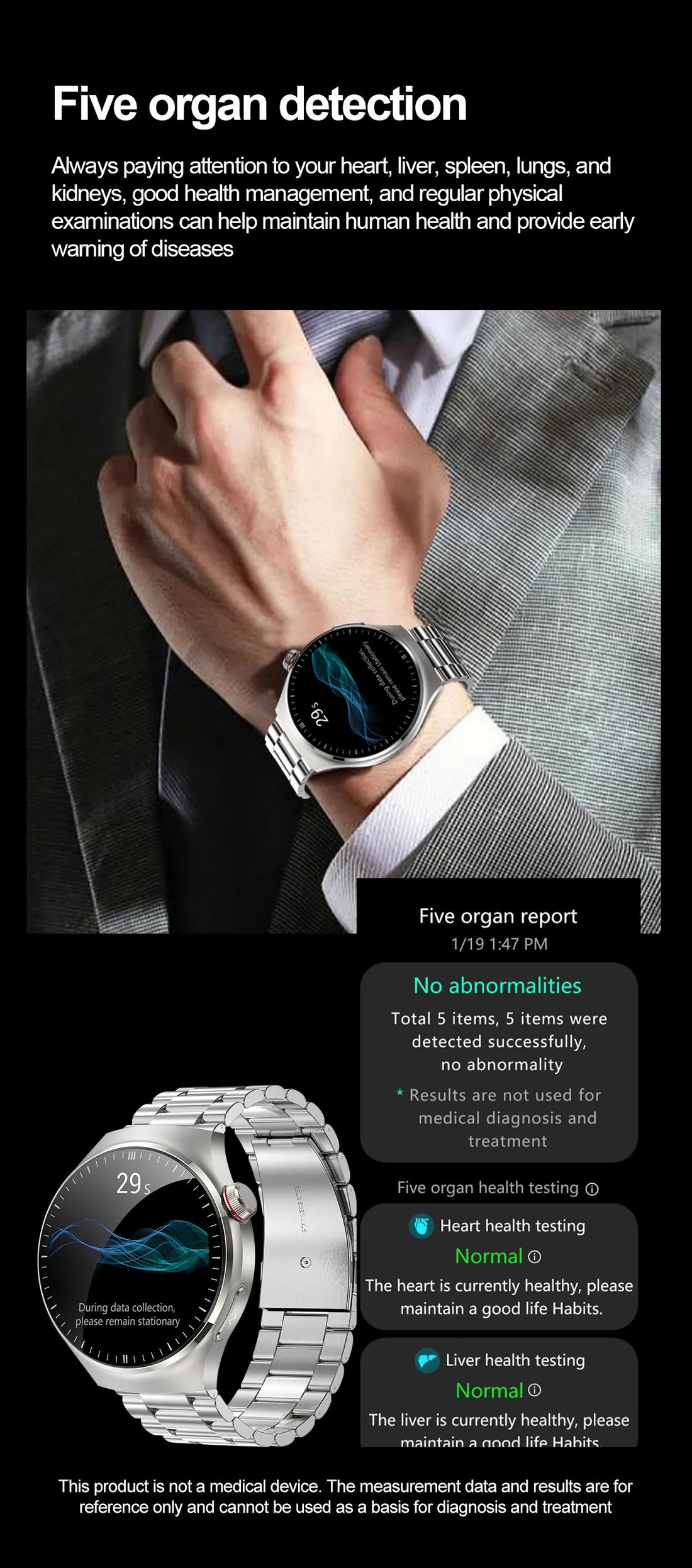 2025 Smart Health Watch with ECG & Bluetooth Call