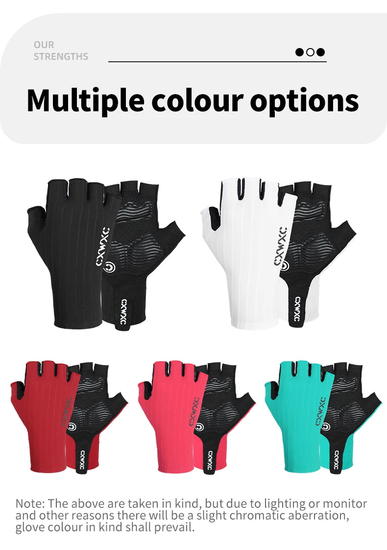 Half-Finger Cycling Gloves with Wrist Guard