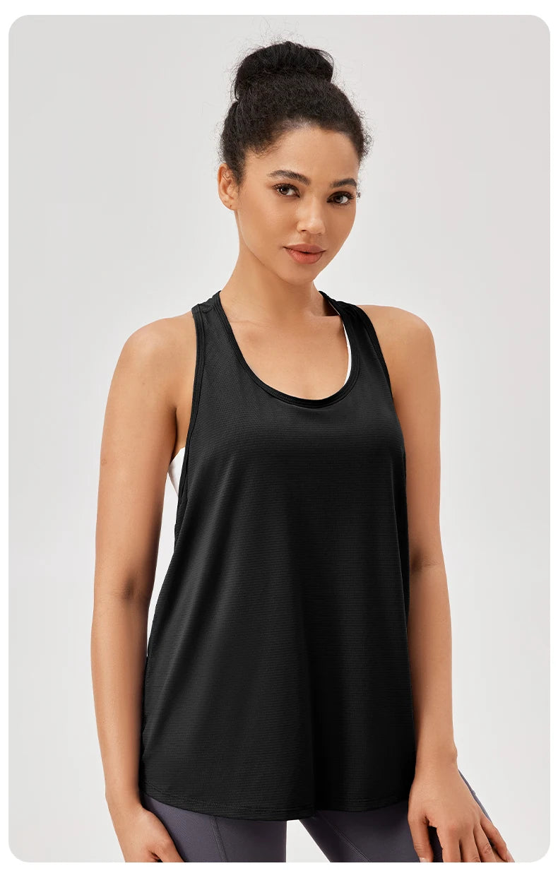 Women’s Quick-Dry Yoga Workout Tank Top