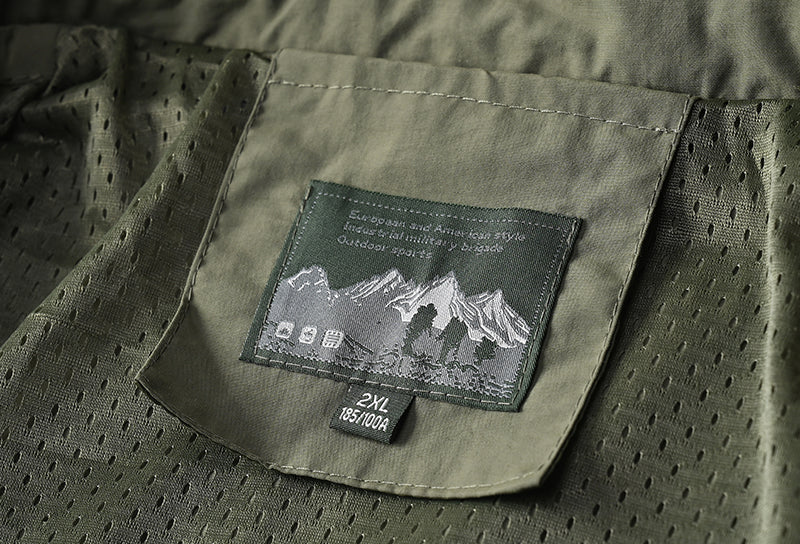 Men’s Tactical Windbreaker Waterproof Hooded Jacket (S–5XL)