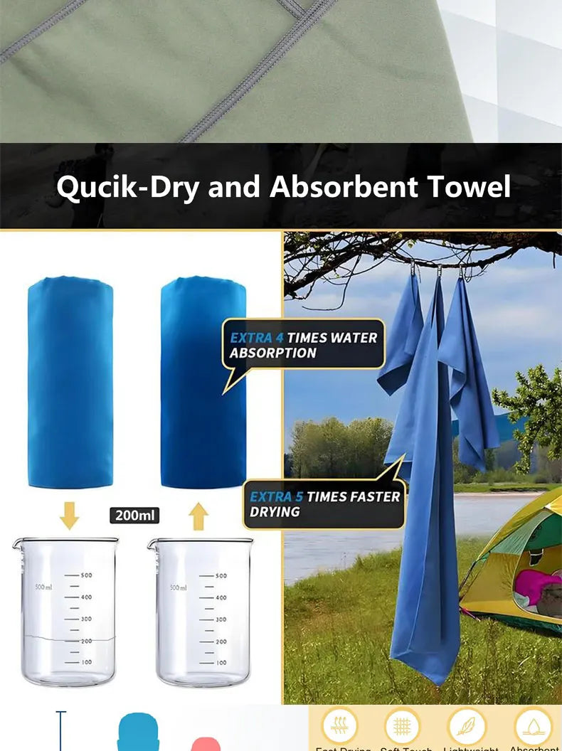 Quick-Dry Microfiber Towel
