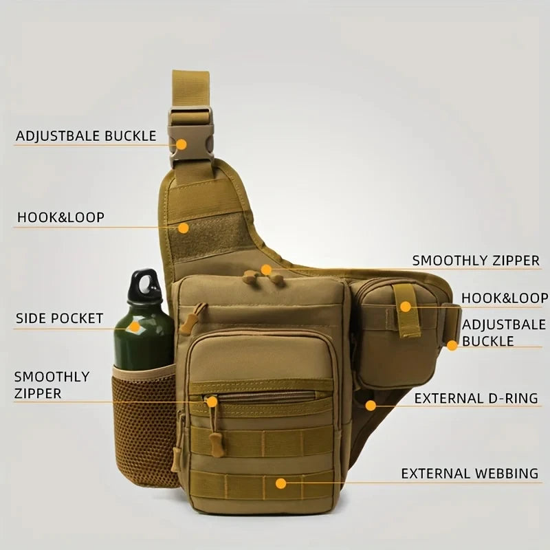 Tactical Chest & Waist Pouch for Outdoor Sports