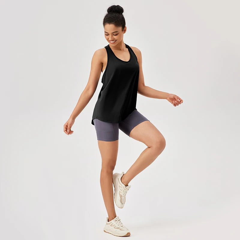 Women’s Quick-Dry Yoga Workout Tank Top