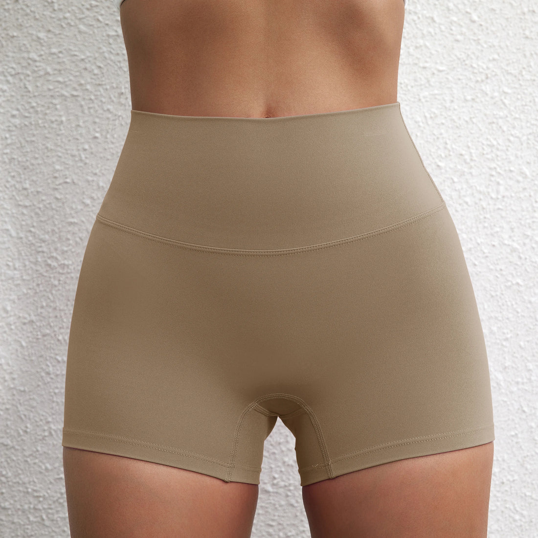 Sexy High Waist Solid Color Yoga & Cycling Shorts