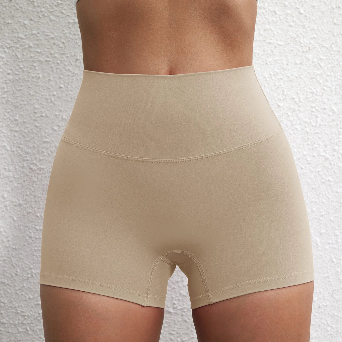 Sexy High Waist Solid Color Yoga & Cycling Shorts
