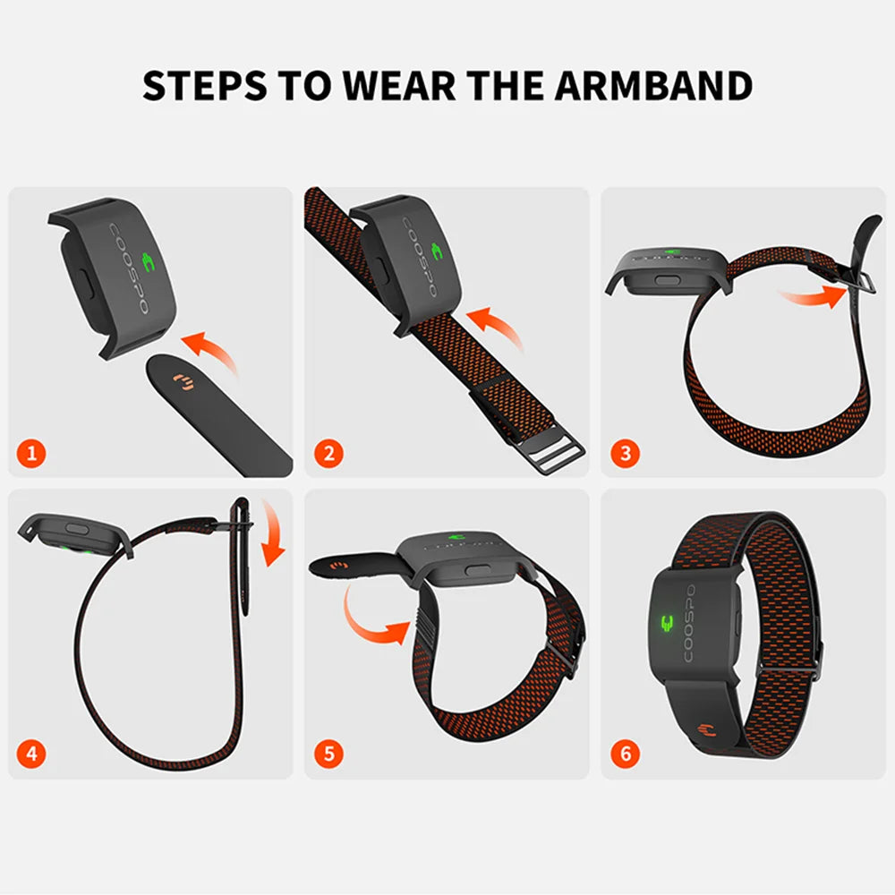 COOSPO HW9 Armband Heart Rate Monitor