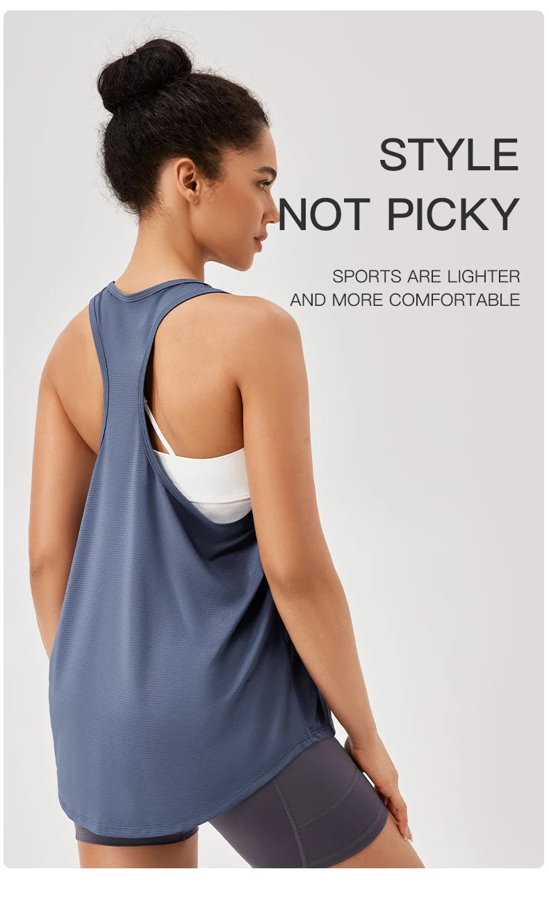 Women’s Quick-Dry Yoga Workout Tank Top