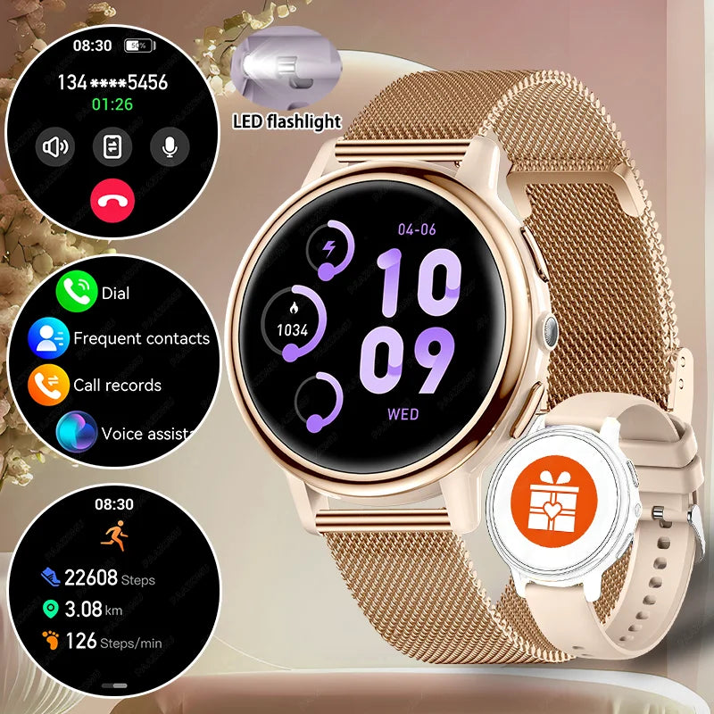 Ladies Smart Fitness Watch with Bluetooth Call
