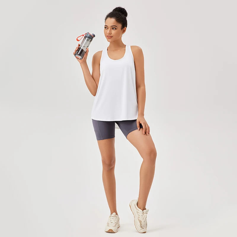 Women’s Quick-Dry Yoga Workout Tank Top