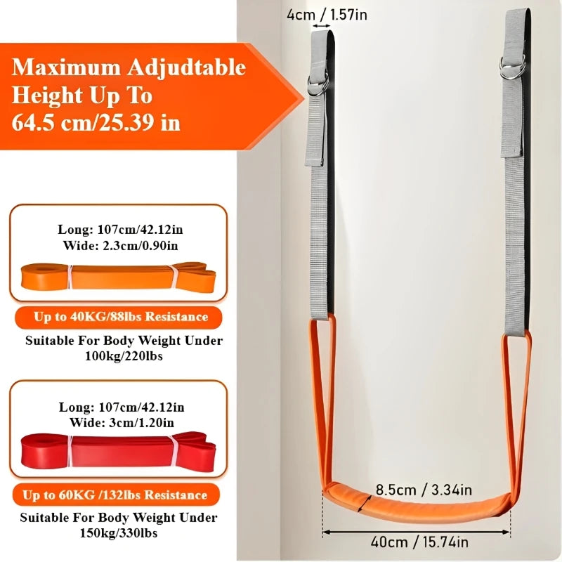 Adjustable Pull-Up Assistance Bands Set – Home Fitness Training