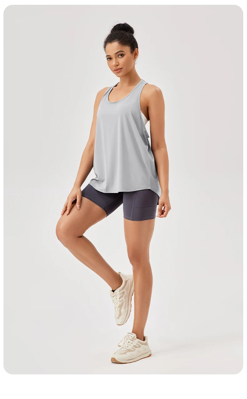 Women’s Quick-Dry Yoga Workout Tank Top