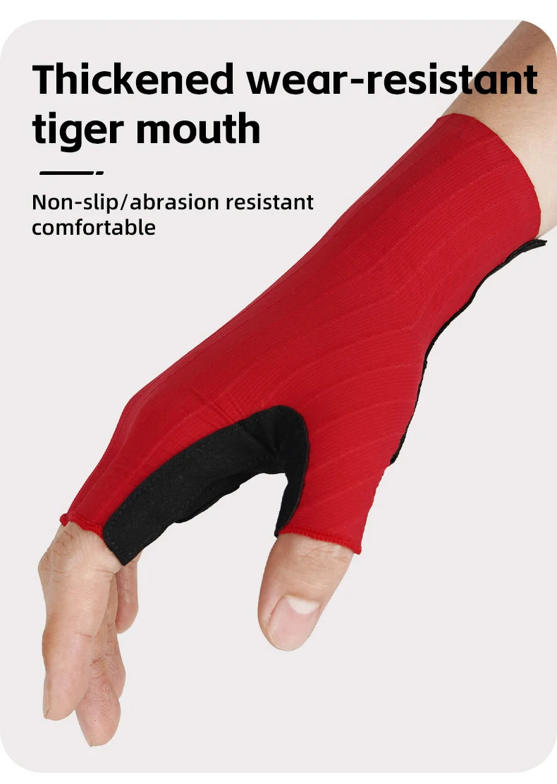 Half-Finger Cycling Gloves with Wrist Guard