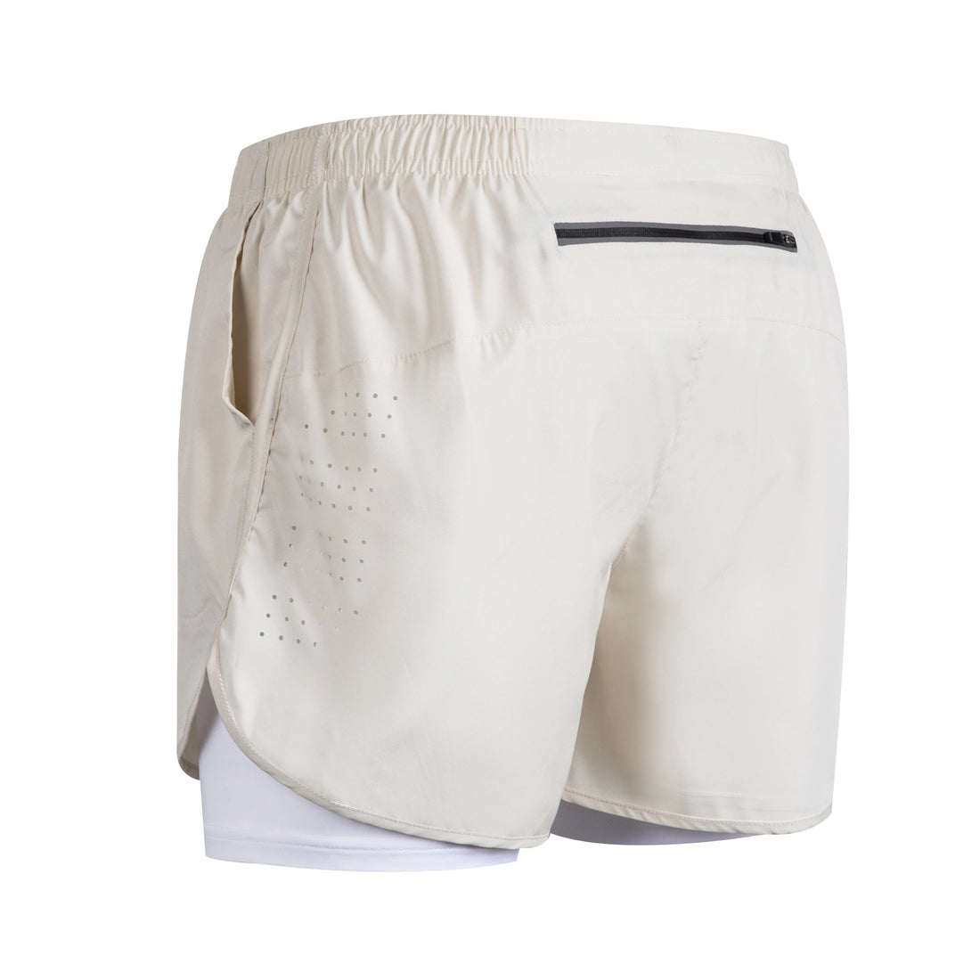 Men's Quick-Dry Double Layer Running Shorts