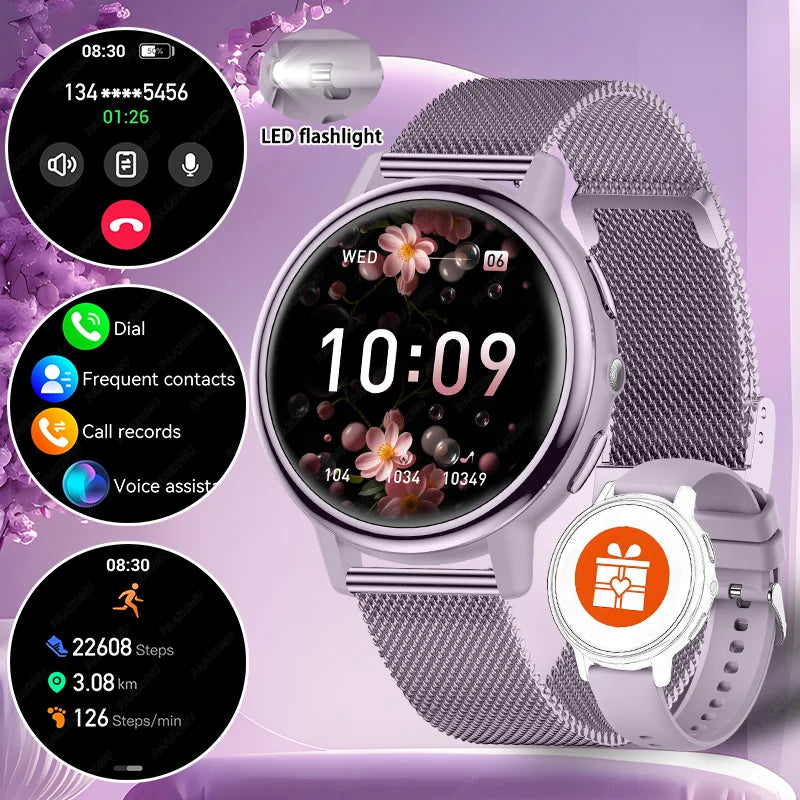 Ladies Smart Fitness Watch with Bluetooth Call