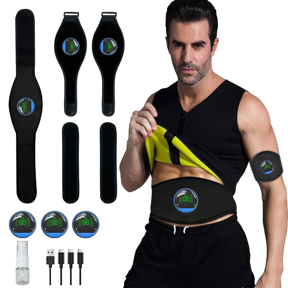 Smart EMS Core Trainer Belt with LED Display
