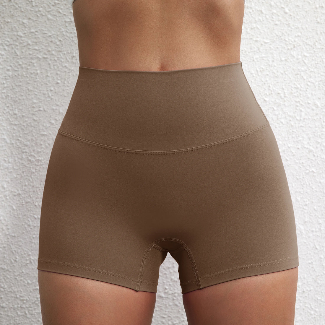Sexy High Waist Solid Color Yoga & Cycling Shorts
