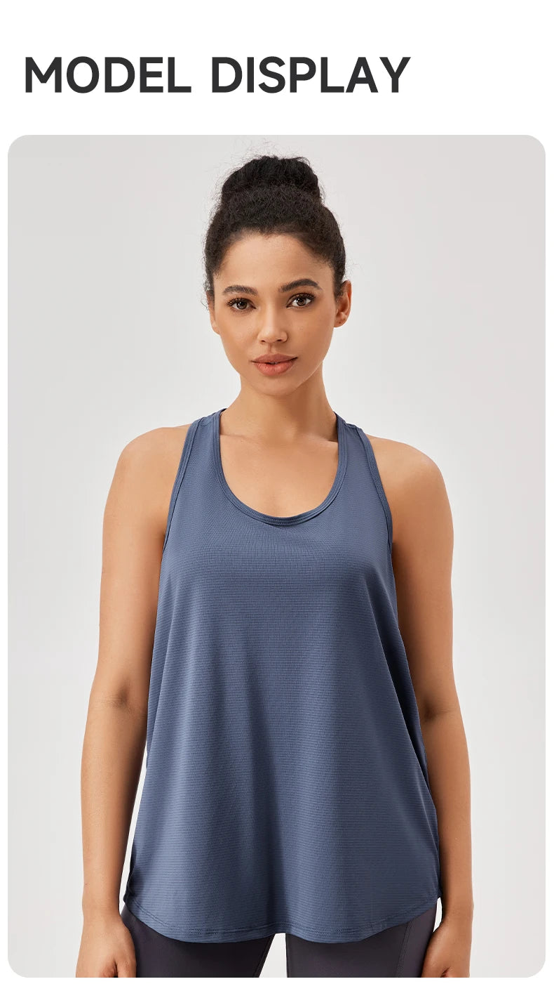 Women’s Quick-Dry Yoga Workout Tank Top